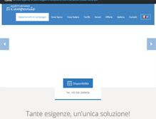 Tablet Screenshot of agriturismoilcampanile.com
